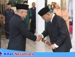 Akhirnya Uu Kusmana Resmi Dilantik Jadi Sekda Kuningan, Pesan Bupati Jadilah Dirigen Pembangunan