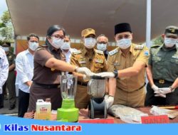 Tegas Berantas Narkotika, Cimahi Musnahkan Puluhan Barang Bukti Hasil Perkara