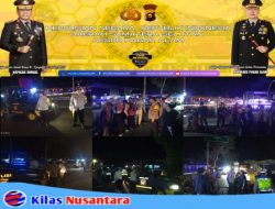 Polres Pagar Alam Gelar Patroli Skala Besar Gabungan, Jaga Kamtibmas Malam Weekend