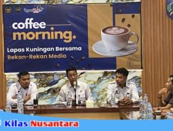 Perkuat Transparansi Informasi Pemasyarakatan, Kalapas Ajak Rekan Media Ngopi Bareng ( Caffe Morning