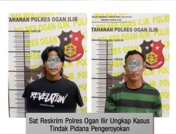 Dua Pelaku Pengeroyokan di Desa Tanjung Pering Berhasil Diamankan Satreskrim Polres Ogan Ilir