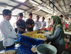 Jelang Nataru, Pemkab Lampung Utara Lakukan Sidak Pasar