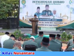 Kodim 0614/Kota Cirebon Gelar Doa Bersama Istighosah Qubro, Perkuat Sinergi TNI–Polri dan Masyarakat