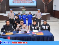 Polres Indramayu Ringkus Komplotan Begal Remaja, Dua Pelaku Utama dan Satu Penadah Diamankan