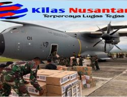 Mendarat di Lanud Sultan Iskandar Muda, Airbus A-400 TNI AU Bawa 24 Ton Bantuan Korban Banjir Aceh