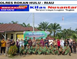 Kapolsek Rambah Samo Ipda Sarlose Mesra, Gelar Apel Siaga Bencana, Kesiapan Hadapi Potensi Banjir & Cuaca Ekstrem