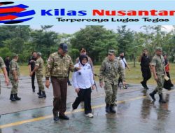 Dandim 0322/Siak Sambut Kunjungan Kerja Menhan RI ke Yonif TP 851/BBC