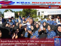 Kabar Bagus Akhir Tahun, 1.608 Honorer Pemkab Rohul Kantongi SK PPPK Paruh Waktu