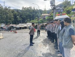 Ka Pospam Cukang Monteng Ibun Polresta Bandung Iptu Deny Fourtjahjanto S.H Pimpin Apel Pagi