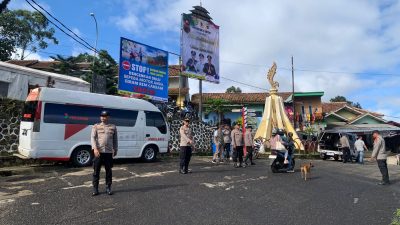 Kapolsek Iptu Deny Fourtjahjanto S.H Kapospam Cukang Monteng Ibun Bersama Anggota Gelar Gatur Pagi