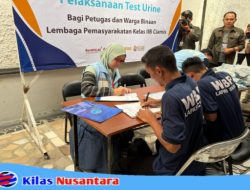 Lapas Ciamis Gelar Tes Urine Mendadak, Petugas dan Warga Binaan Dinyatakan Bersih Narkoba