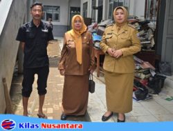 Camat Cimahi Selatan Dan Lurah Utama Tinjau Lokasi Banjir di SMK/MTS Mohamad Toha Cimahi