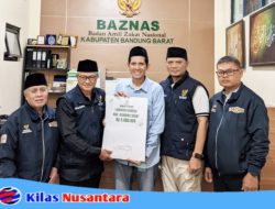 BAZNAS Kota Cimah Kirim Bantuan Untuk Warga Terdampak Longsor di Daerah Pasir Langu Cisarua
