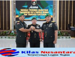 Tongkat Komando Danrem 031/Wira Bima Berpindah, Pangdam XIX/TT Pimpin Sertijab