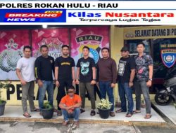 Polsek Ujung Batu Ungkap Kasus Narkotika, Amankan Pengedar Sabu 2,42 Gram