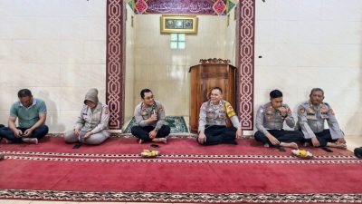 Polsek Nagreg Gelar Acara Pelepasan Purna Bhakti Anggota di Masjid Al Abidin Nagreg
