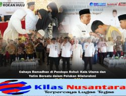 Ratusan Ulama dan anak Yatim Silaturahmi dengan Bupati Rokan Hulu