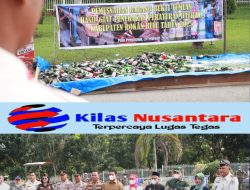 Sinergi Forkopimda: Kalapas Pasir Pengaraian Hadiri Pemusnahan Barang Bukti Hasil Penegakan Perda 2025
