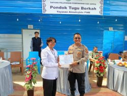 Kapolsek Nagreg Kompol Rizal Adam Al Hasan A.S. S.Pd M.M Hadiri Peresmian Operasional SPPG Pondok Tugu Berkah di Desa Ciherang