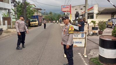 Kapolsek Cikancung AKP Indra Adhiyana S.H, M.M Kembali Pimpin Melaksanaan Operasi Penertiban Terhadap Penggunaan Knalpot Brong