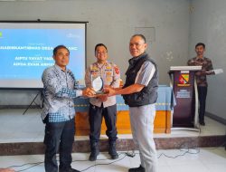 Kapolsek Nagreg Kompol Rizal Adam Al Hasan A.S, S.Pd M.M Hadiri Pisah Sambut Bhabinkamtibmas Desa Ciherang