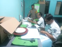 Kunjungi Desa Rancamanyar, Bhabinkamtibmas Polsek Baleendah Titip Pesan Kamtibmas