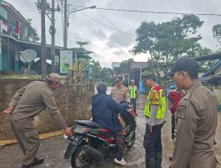 Laksanakan Atensi Pimpinan : Kapolsek Pacet Polresta Bandung Pimpin Pelaksanakan Penertiban Penggunaan Knalpot Brong
