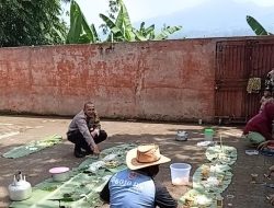 Jelang Ramadhan : Anggota Bhabinkamtibmas Dampit Polsek Cicalengka Sambangi dan Sampaikan Sosialisasi