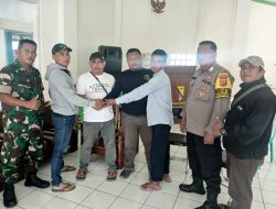 Kedepankan Mediasi Humanis, Bhabinkamtibmas Desa Parungserab Laksanakan Problem Solving Bersama Warga