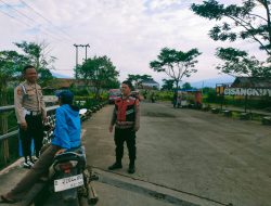 Kapolsek Pameungpeuk Pimpin Patroli KRYD Ngabuburit, Antisipasi Balap Liar