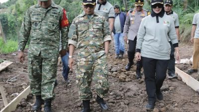 TMMD Ke-127 di Desa Cipelah Diresmikan, Jalan Beton 1,5 Kilometer Jadi Pemicu Lompatan Ekonomi Desa di Rancabali