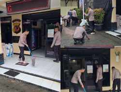 AKP Indra Adhiyana S.H, M.M Pimpin Pelaksanaan Corve di Mako Polsek Cikancung