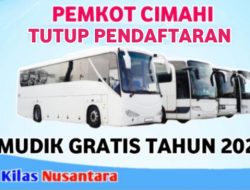 Melebihi Kuota, Dishub Cimahi Tutup Pendaftaran Mudik Gratis Lebaran Idul Fitri 1447 H / 2026 M