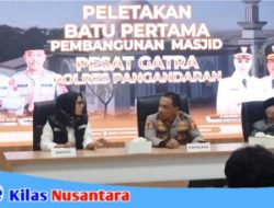 Wujudkan Sinergitas pelayanan publik, Polres Pangandaran Bangun Masjid “Pesat Gatra”