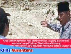 Tinjau Lokasi Relokasi Eks Pasar Wisata, Ketua DPRD Pangandaran Soroti Potensi Longsor dan Kebutuhan Infrastruktur