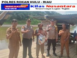 Program Jalur: Polsek Rambah Hilir Salurkan Bantuan Sosial kepada Warga Kurang Mampu di Dusun Sejati