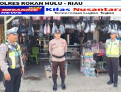 Personel Pos Pam Simpang TB Tandun Intensifkan Patroli, dalam Rangka Pengamanan Lalulintas Idul Fitri 1447 H