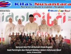 Halal Bihalal Sekaligus Open House di Rumah Dinas Bupati Rohul, Momen Idul Fitri 1447 H / 2026 M