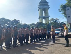 Kapolsek Soreang Pimpin Apel Pengamanan Operasi Ketupat Lodaya 2026 di Pos Pam Al-Fathu