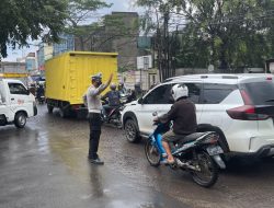 Pelayanan Gatur Sore, Arus Lalu Lintas Dayeuhkolot Meningkat Pasca Lebaran