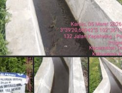 Dugaan Korupsi Pembangunan Saluran Irigasi Persawahan di Desa Imigrasi Permu Kepahiang Kualitas Buruk Anggaran Dana Desa 2025 Disorot,