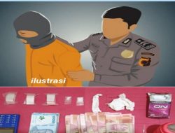 Polsek Tandun, Berhasil mengamankan Seorang Pengedar Sabu di Desa Sei Kuning