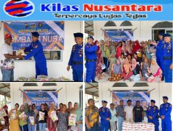 Ditpolairud Polda Riau Gelar Aksi “JALUR” di Sinaboi, Bagikan Sembako dan Do’a Bersama Masyarakat