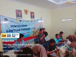 pemdes Tenjo gelar penyaluran bantuan pangan alokasi Febuari Maret 2026 dengan sukses & Lancar
