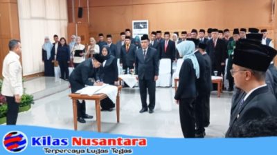 Wali Kota Cimahi Melantik 103 ASN Untuk Jabatan Administrator Hingga Pengawas