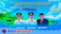 Perkuat Pelayanan Cepat dan Transparan untuk Masyarakat, Pemkab Kerinci Teken Komitmen Bersama Digitalisasi Desa 2026