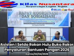 Pemerintah kabupaten Rokan Hulu Gelar Rapat Koordinasi dan Sosialisasi Penyaluran Bantuan Pangan 2026