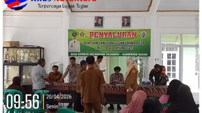 Pemerintah Desa Cipenjo Salurkan BLT Dana Desa Tahap Awal Tahun 2026
