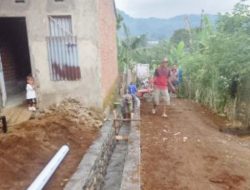 Mencurigakan! Proyek Rabat Beton Drainase Desa Bogor Baru Tembus Rp110 Juta, Diduga Mark-up Jauh Diatas Standar,