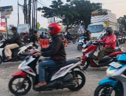 Cegah Macet Pagi di Pertigaan Kulalet, Unit Lantas Polsek Baleendah Atur Lalu Lintas